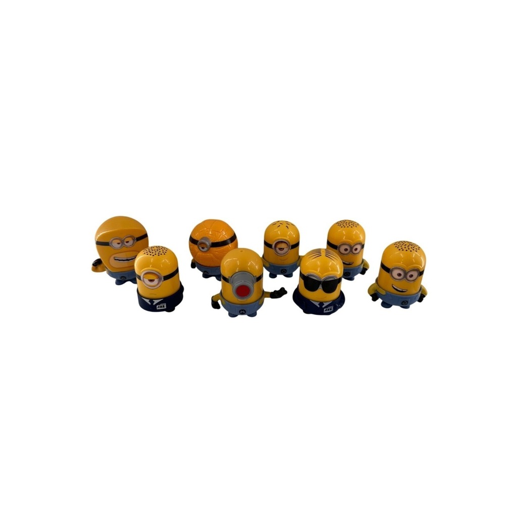 Mcdonalds Minions Despicable Me Collectible Figures Illumination Happy Meal 3"